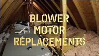 A blower motor replacement