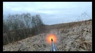 Охота на косулю,BENELLI ARGO R1 WOOD 308win (2011года).Дистанция 190м, открытый прицел,промах