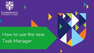 How to use the new Task Manager