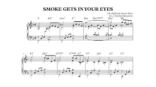 Smoke Gets In Your Eyes - Piano