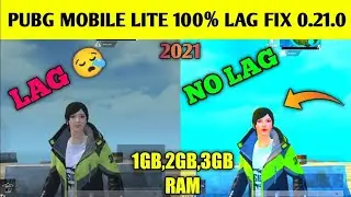0.21.0 HOW TO FIX LAG 😍 IN PUBG MOBILE LITE 1GB,2GB,3GB,4GB RAM | PUBG MOBILE LITE LAG FIX 2GB RAM