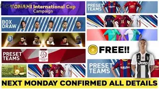 Next Monday Confirmed Box Draw & Fan's Choice Pack All details II FREE my Club coin 😍 II PES UNIQUE