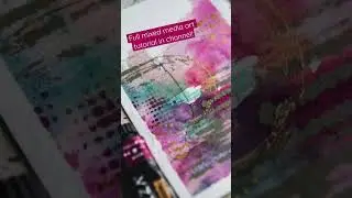 Mixed media art tutorial 
