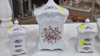 second hand Germany flea market bazaar porcelain crystal Second Hand Germany