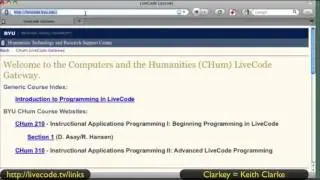 Livecode Links at Livecode.tv Part 6 of 6