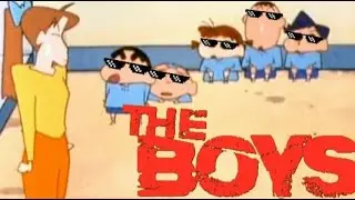 THE BOYS MEME | shin chan thug life moment shinchan funny moments 