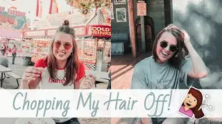 CHOPPING MY HAIR OFF | BEFORE + AFTER