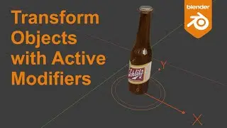 How to Transform Multiple Objects with Active Modifiers in Blender 3D