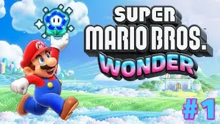 Super Mario Bros Wonder - Full Gameplay Walkthrough Part 1 - Pipe-Rock Plateau (World 1)