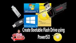 Create Bootable Flash Drive using PowerISO