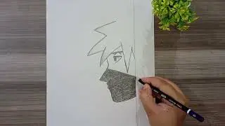 Easy Anime Drawing for Beginners | Step by Step Anime Sketch | Artist World