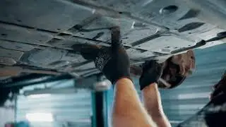 Установка защиты двс Nissan