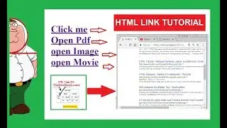 html link | html anchor tag | html linking various file