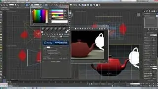 studio ligthing with vray light material 3ds max 2014 vray 3 3 2016