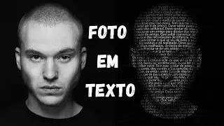 Como transformar FOTO em TEXTO no Photoshop