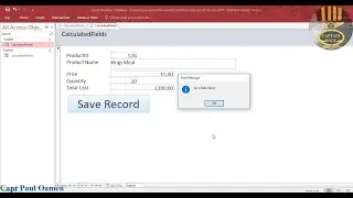 How to Create Save Message in Microsoft Access