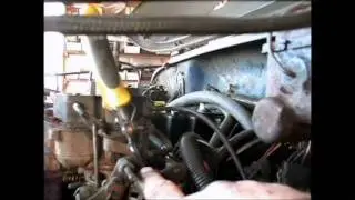 Welding up new throttle linkage Jeep CJ7