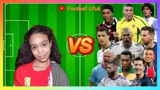 Let's see who's crying😭| Poor Ronaldo Girl VS All Football Legends