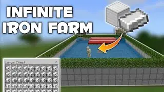 How To Make Iron Farm In Minecraft Pocket Edition