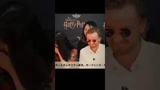 he keeps showing how cute he is 🥹❤️ Tom Felton at the opening of wb studios in tokyo