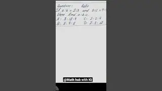 Ratio Trick | Maths problem solve | How to find ratio of a:b:c ? #net #gat general #math #exam