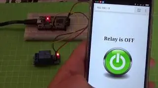 ESP32 How to control a relay using a web browser