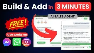 How To Build AI Chatbots In 3 Minutes (Copy paste website url)