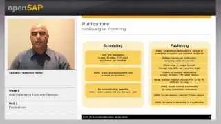 openSAP bifour2 Week 6 Unit 1 Publications Video