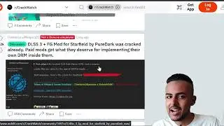 DLSS 3 + FG MOD for Starfield by PureDark is CRACKED for implementing their own DRM inside them.