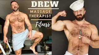 Drew - Hairy Hunk - Massage Therapist Fitness