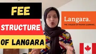Langara College Fee Structure || How much FEES💰 did I pay? #langaracollege  #feestructure