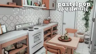 pastel pop apartment 🍓 | the sims 4 apartment renovation  | no cc