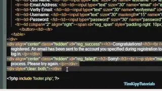 Part 2 - PHP MySQL Community Site Series - Building Registration Form and Processing Script