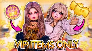 DRESS TO IMPRESS but I can *ONLY* USE VIP ITEMS! (Roblox)