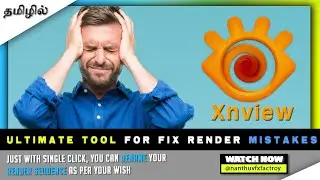 Batch Processing your render sequence with XnView | Rename, Replace, Convert, Padding..etc 