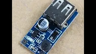Повышающий DC-DC конвертер или стабилизатор напряжения с USB-выходом 5V 600mA. с Aliexpress