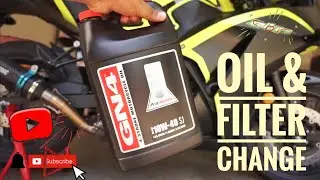 Honda | CBR300R | Engine Oil change| Filter change | DIY