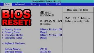 BIOS reset without opening the PC!