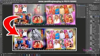 Wedding Album Making & Color grading in Photoshop