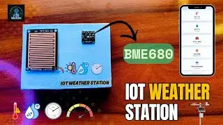 ESP8266 IoT Based Weather Station using BME680 + Rain Sensor 