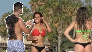 ¿ME PUEDES PONER CREMA SOLAR? 🥵 [Cámara Oculta]