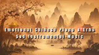 Emotional Chinese Piano & Erhu • Sad Instrumental Music • Healing & Meditation