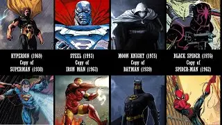 List of Marvel and DC Comic Characters That Copy Each Other