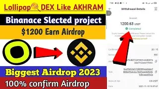 New Exchange Airdrop | Binance Lab Selected Project confirm 1500$ Airdrop | Same AKHRAM