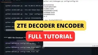 ZTE DECODER ENCODER UTILITY FULL TUTORIAL