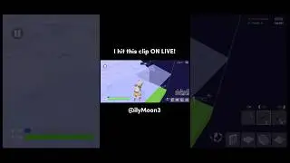HIT THIS CLIP LIVE! ( FAKE FORTNITE ) #fortnitetiktok #fortnitemontage #1v1lol #fortniteshorts #1v1