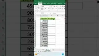 Excel tricks, Adding % symbol in Excel