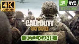 Call of Duty: WWII Full Game | 4K 60 FPS | RTX 4090