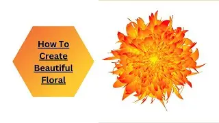Adobe Illustrator Tutorial - How To Create Beautiful Floral Vector in Illustrator Using Blend Tool