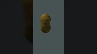 3d spinning potato